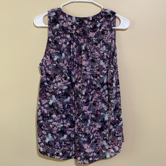 Rebecca Taylor 100% Silk V Neck Tank Size 6 - Picture 4 of 4